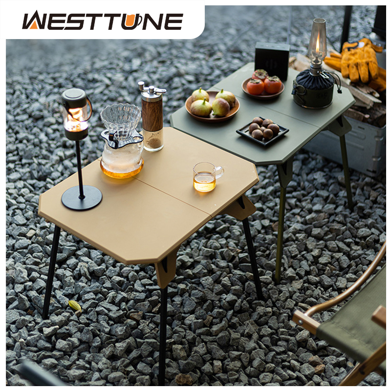 Outdoor Furniture Usa - WESTTUNE Outdoor Camping Table Ultralight Dual