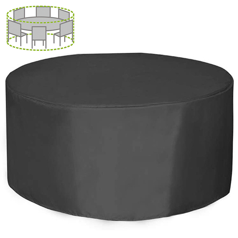 Outdoor Furniture Cover Waterproof - 12 Sizes Round Furniture Cover 210D