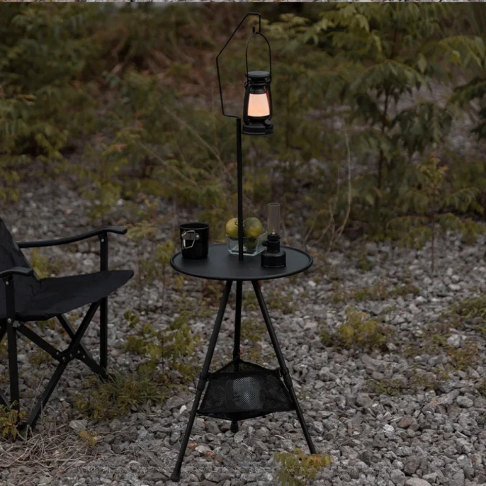 Outdoor Furniture Usa - Outdoor Aluminum Alloy Folding Small Round