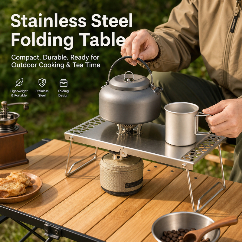 Outdoor Furniture Usa - Outdoor Portable Mini Tea Table Stainless