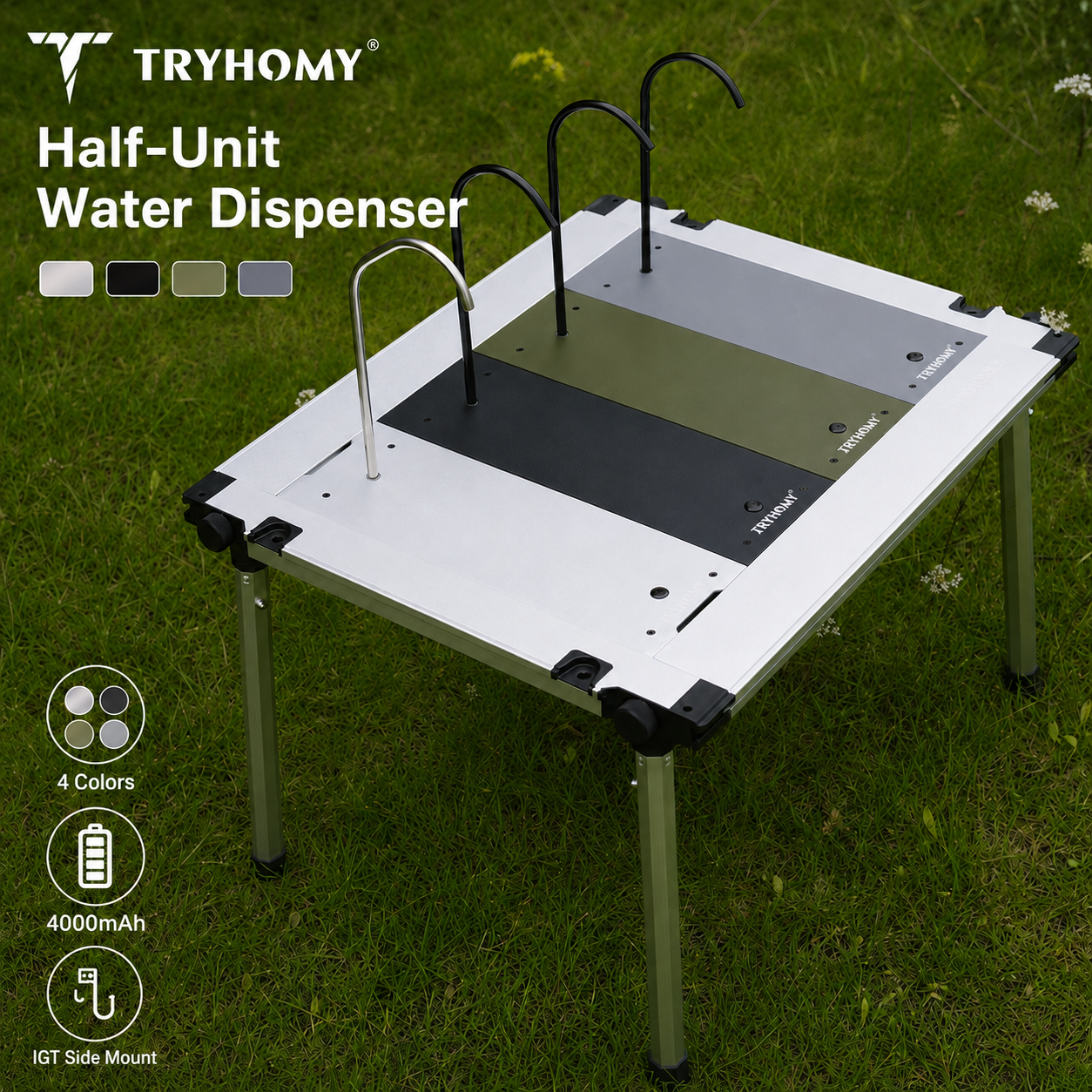Outdoor Furniture Usa - Semi-Unit Outdoor Water Dispenser Camping Faucet