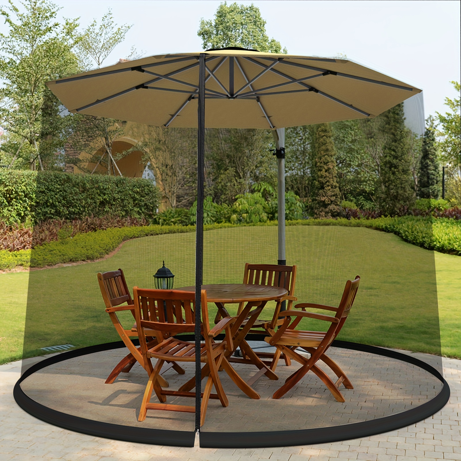 Outdoor Furniture Usa - 9FT 10FT Patio Umbrella Mosquito Net