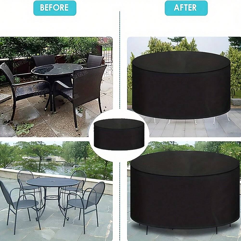 Outdoor Furniture Cover Waterproof - Waterproof Round Patio Furniture Cover -