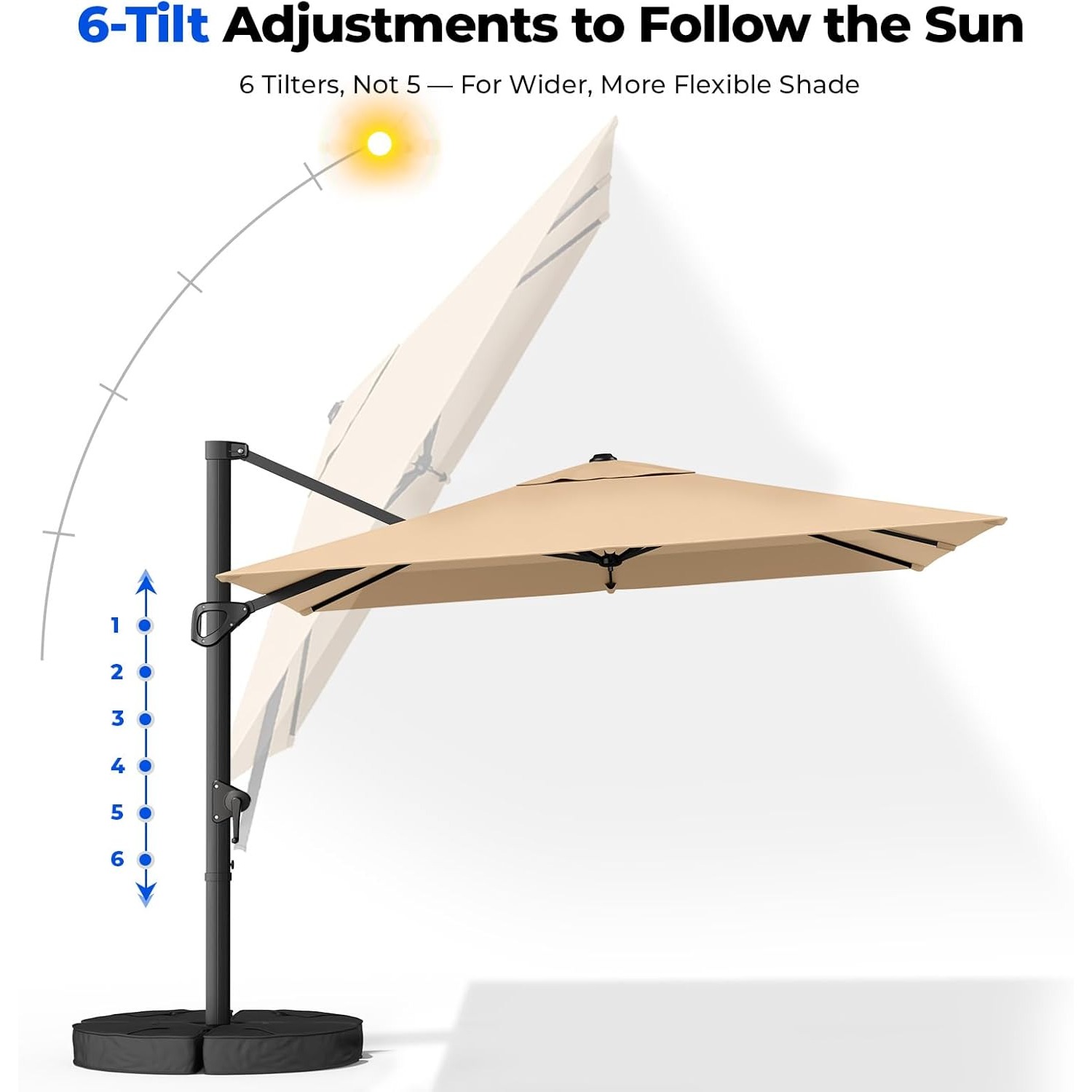 10x10 FT Cantilever Patio Umbr - Outdoor Furniture With Umbrella review and price