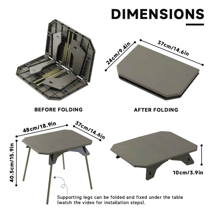 WESTTUNE Outdoor Camping Table - Outdoor Furniture Usa review and price