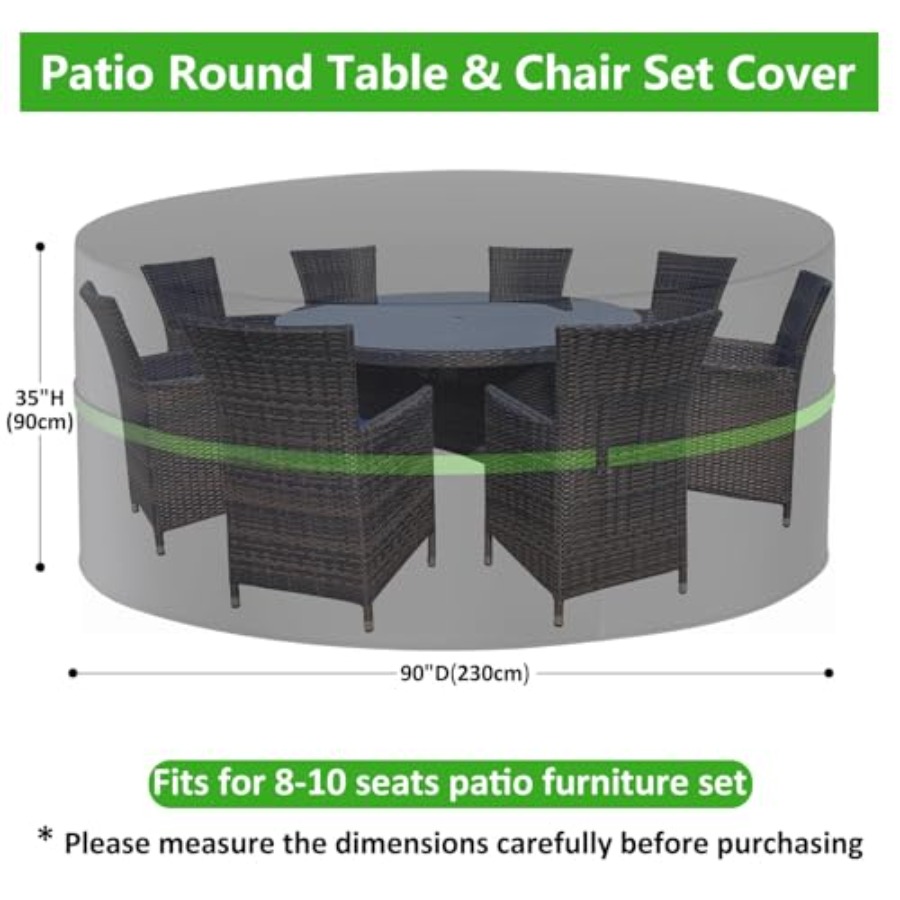 Round Patio Furniture Covers,  - Outdoor Furniture Cover Waterproof review and price