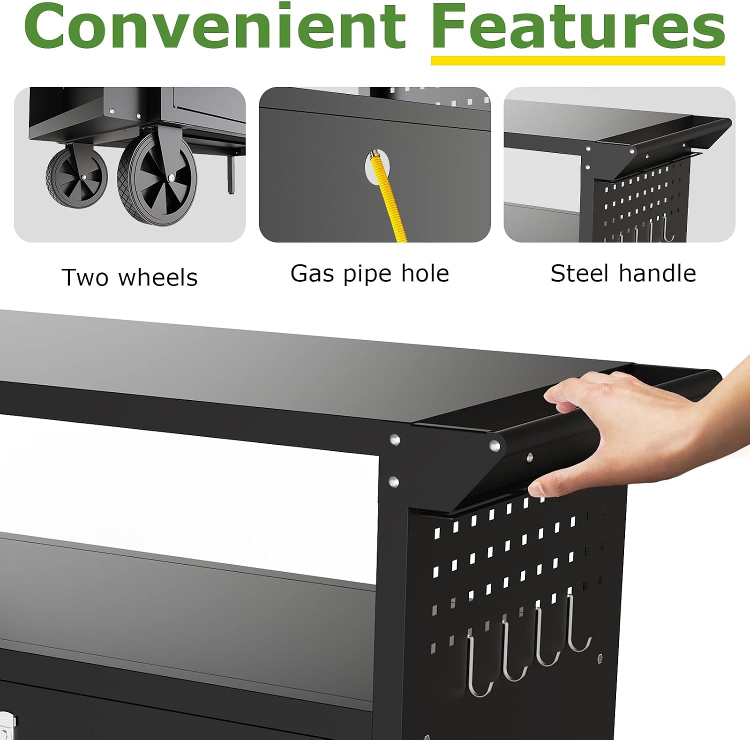 Outdoor Grill Cart Table With  - Outdoor Furniture Usa review and price