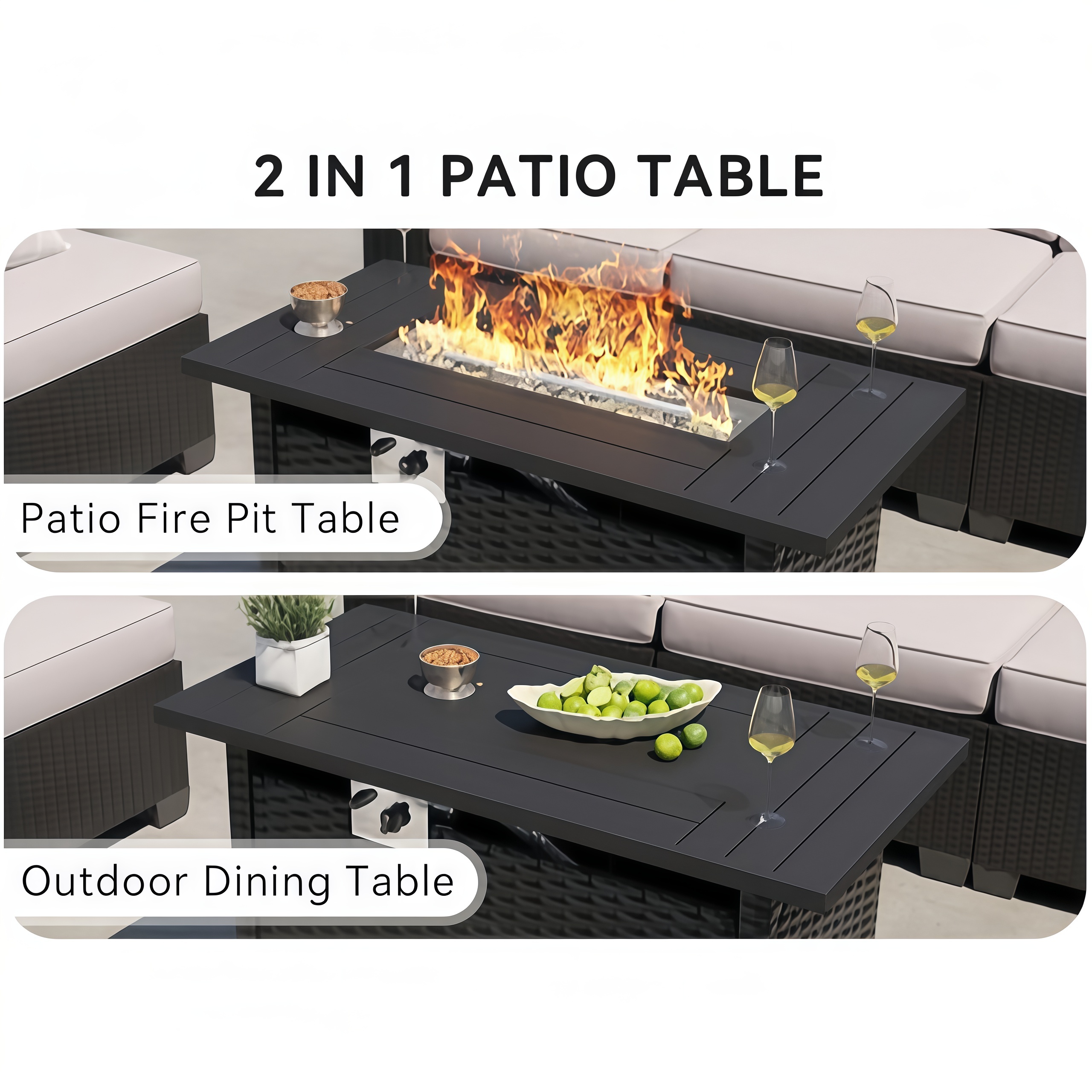 Nordivale 44'' Outdoor Wicker  - Outdoor Furniture Usa review and price