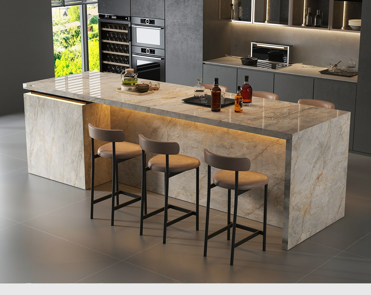 Square Solid Marble Island Cou - Outdoor Furniture Kitchener review and price