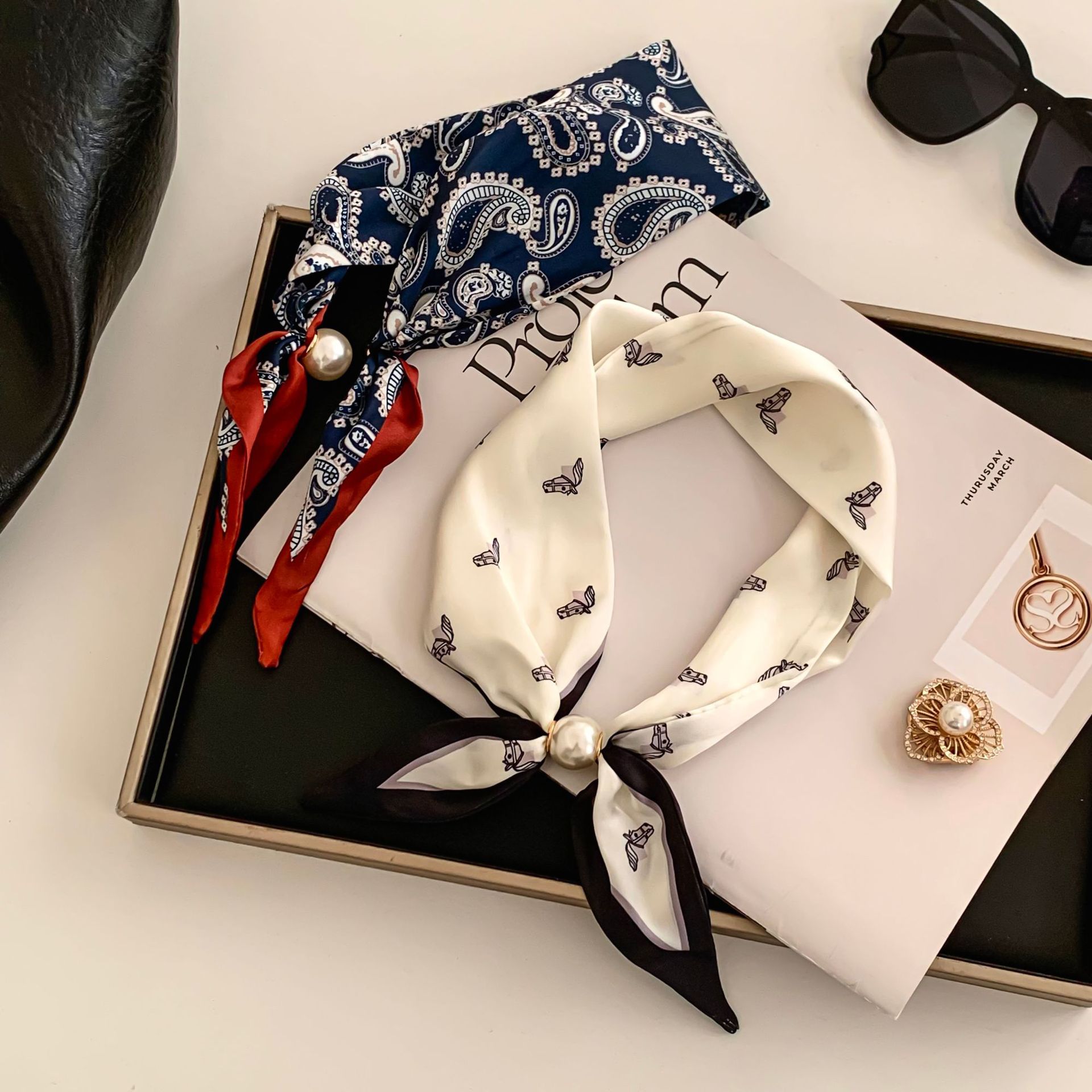 Cashew Flower Silk Scarf Effor - Outdoor Furniture Decor review and price