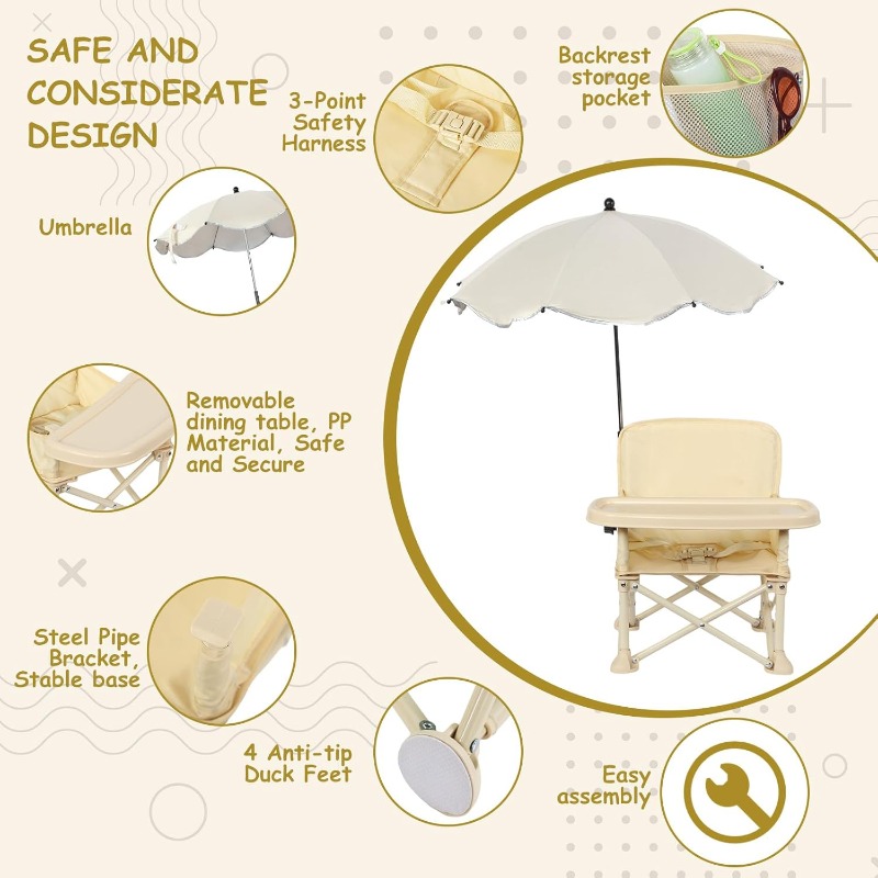 Baby Outdoor Beach Chair with  - Outdoor Furniture Usa review and price