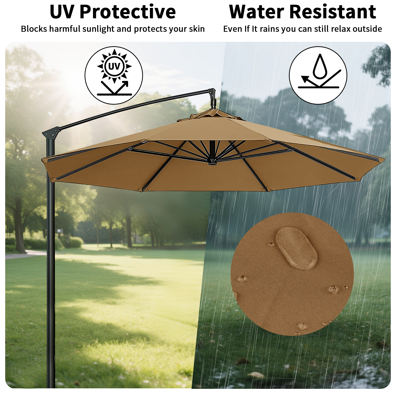 Waterproof Replacement Umbrell - Outdoor Furniture With Umbrella review and price