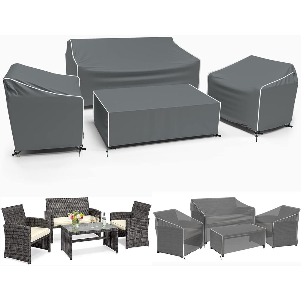 Patio Furniture Covers, 4-Piec - Outdoor Furniture Cover Waterproof review and price