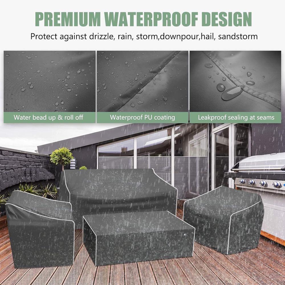 Patio Furniture Covers, 4-Piec - Outdoor Furniture Cover Waterproof review and price