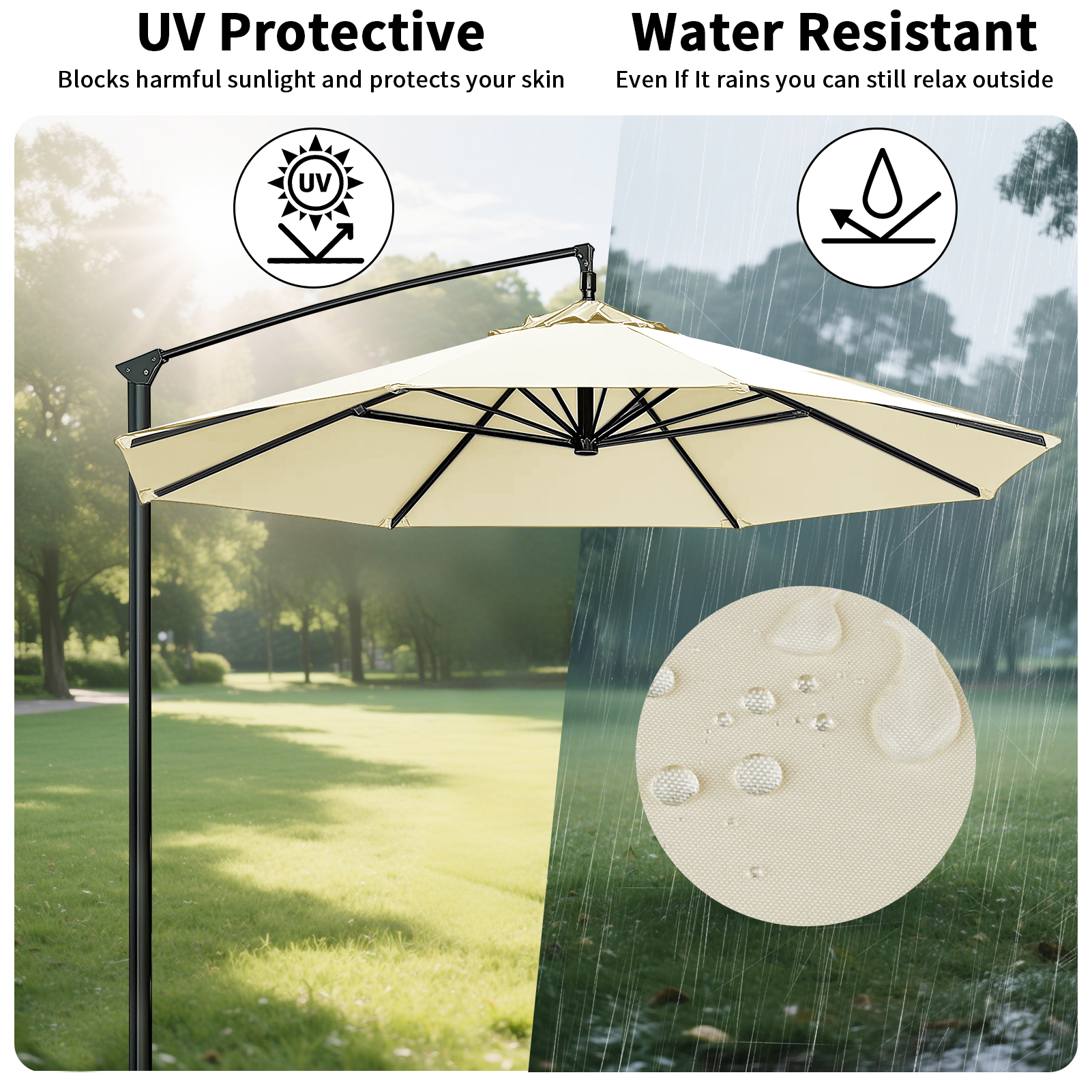 Waterproof Replacement Umbrell - Outdoor Furniture With Umbrella review and price
