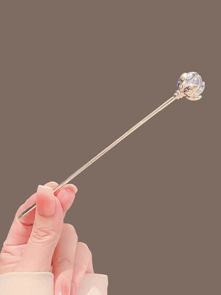 Crystal Lotus Hairpin for Wome - Outdoor Furniture Decor review and price