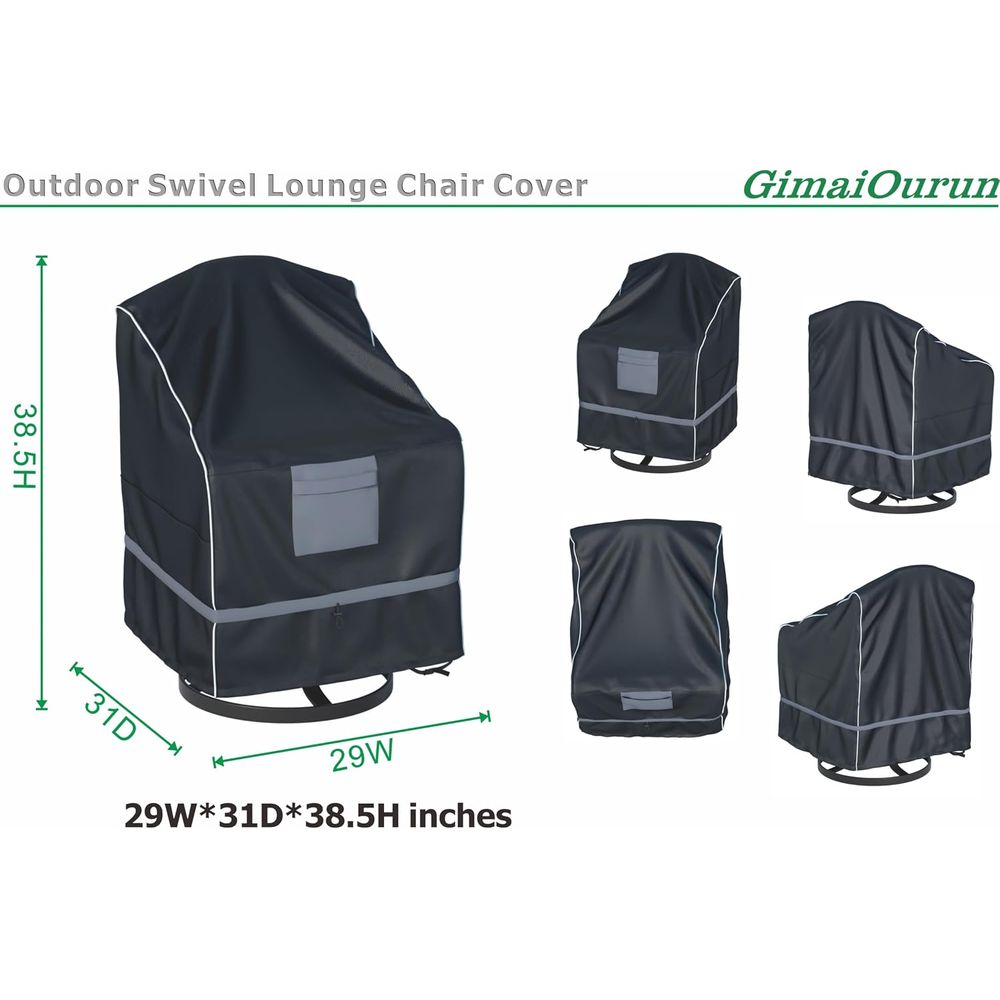 Outdoor Swivel Recliner Cover, - Outdoor Furniture Cover Waterproof review and price