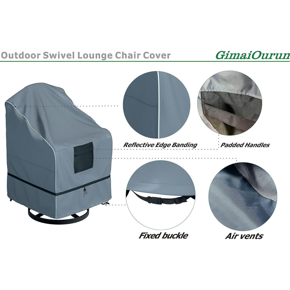 Outdoor Swivel Recliner Cover, - Outdoor Furniture Cover Waterproof review and price