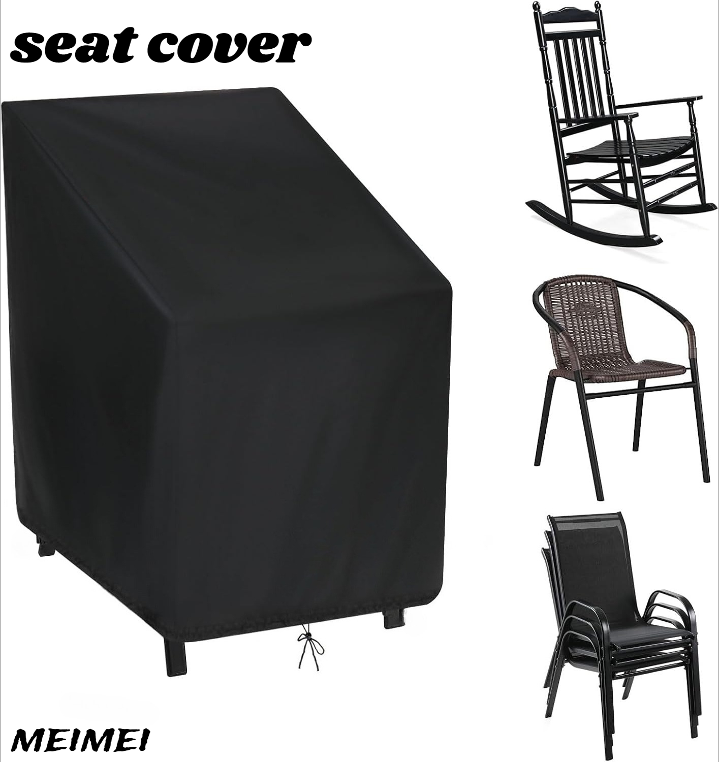 Stacked Chair Dust Cover Stora - Outdoor Furniture Cover Waterproof review and price