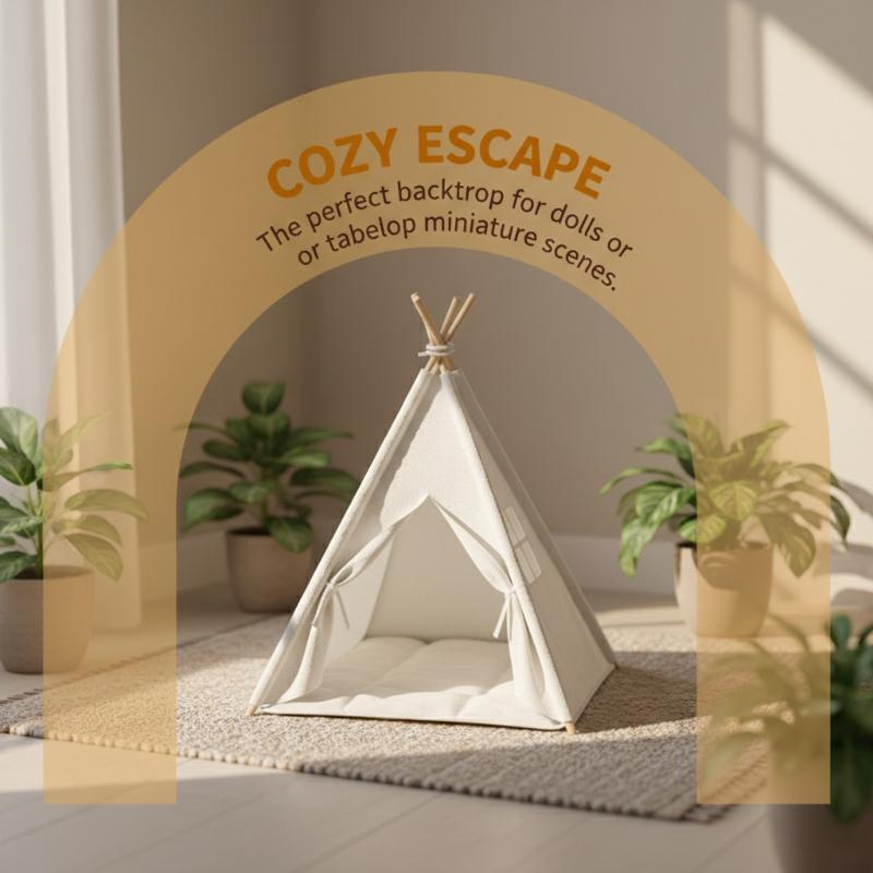 [JN] 1:12 Scale Camping Tent M - Outdoor Furniture Decor review and price