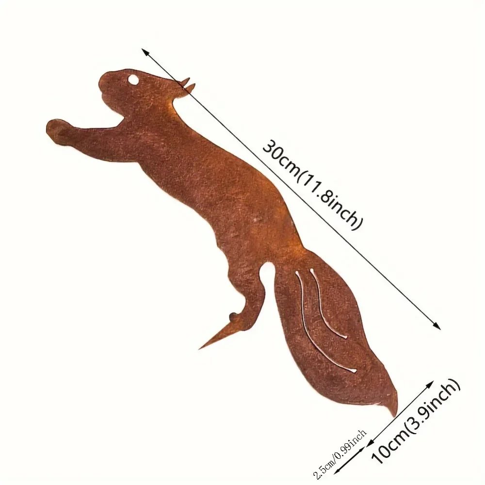CIFBUY Unique Rusty Squirrel S - Outdoor Furniture Decor review and price
