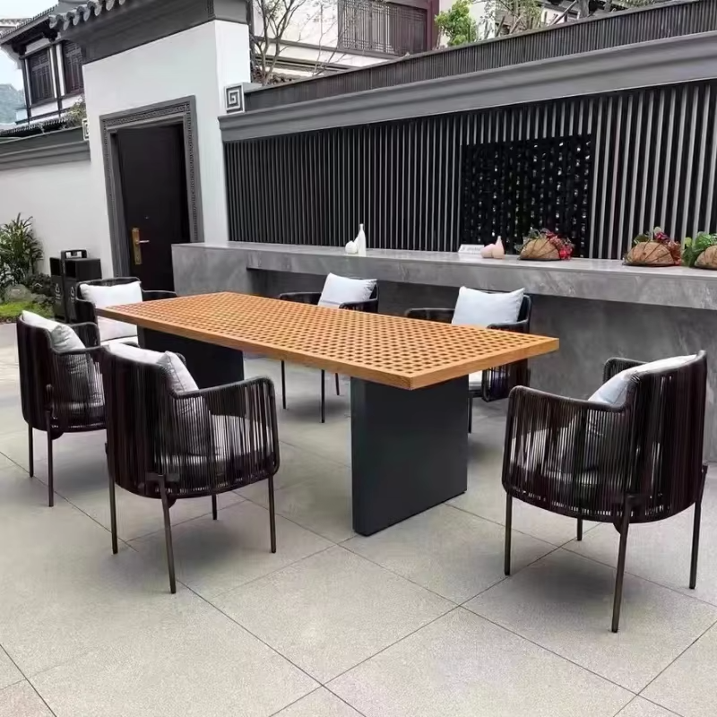Outdoor Italian Wooden Table N - Outdoor Furniture Kitchener review and price